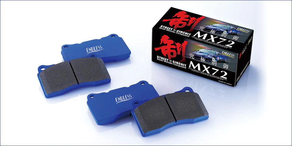 Endless MX72 Brake Pads For 2020+ GR Supra Premium, Launch Edition [Rear Rotor Size 345x24]